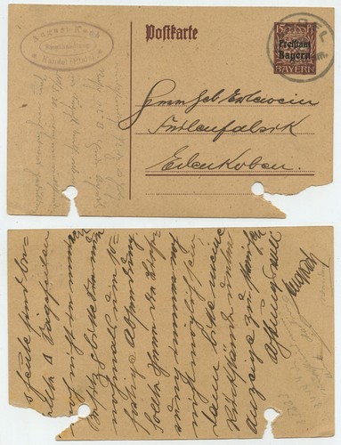 51792 baviera intero - baviera, postale