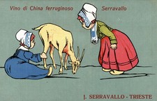 TRIESTE - Vino di China SERRAVALLO - Pubblicitaria - PU415 - VEDI RETRO!