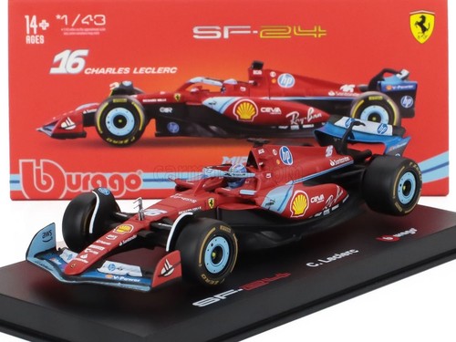 Burago ferrari f1 sf24 - burago, 1/43