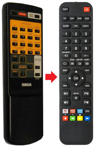 Telecomando adatto per yamaha - telecomando,