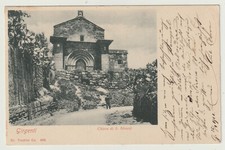 cartolina AGRIGENTO GIRGENTI - Chiesa San Niccolò - rnd - vg 1901 - fp