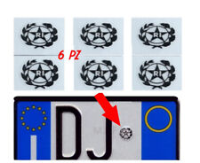 adesivo stemma TARGA AUTO MOTO
