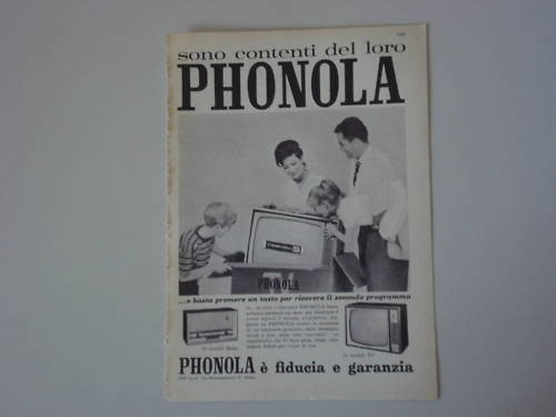 Advertising pubblicità 1961 - advertising,