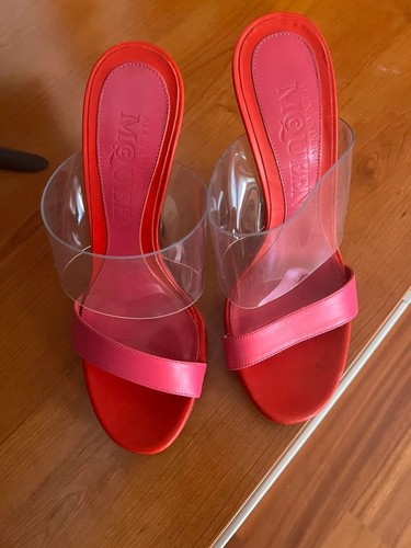 Scarpe con tacco spillo rosa - tacco, a