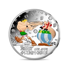 10 Euro Asterix Ai Giochi Olimpici Francia Argento PP 2024