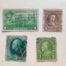 A set of rare American stamps