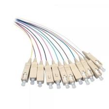 Techly Professional Set 12 Pigtail Fibra Ottica Multimodale OM3 SC 50/125 2 m