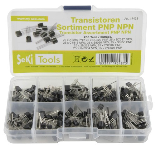 250x kit transistor - kit, pnp/npn