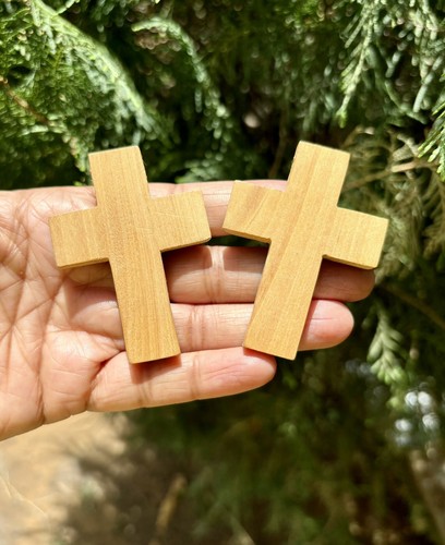 Ciondolo croce legno - croce,