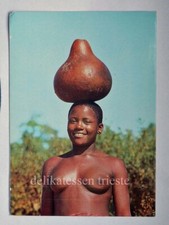 MALINDI KENYA Giariama girl donna postcard vecchia cartolina