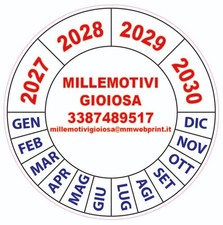 SCADENZA REVISIONE - Adesivo -