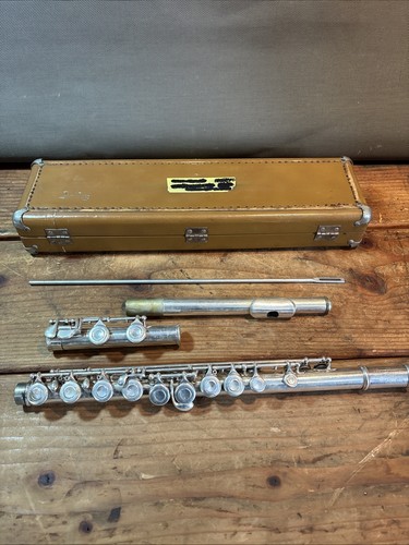 Flauto vintage artley - vintage, placcato