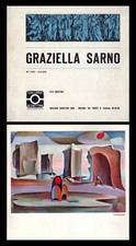 GRAZIELLA SARNO. 353° mostra Galleria Schettini Uno - Milano. 30 gennaio 1973