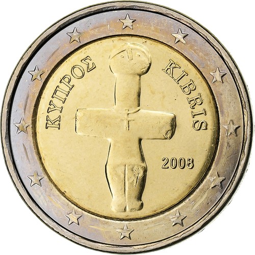 132062 cipro 2 euro - cipro,, 2008