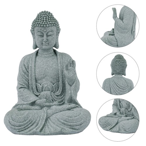 Statua buddha seduto resina - buddha,