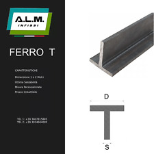 BARRA "T " IN FERRO VARIE SEZIONI & LUNGHEZZA