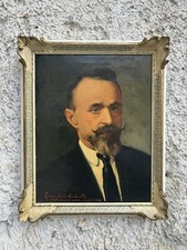 Quadro antico -Ritratto- dipinto a olio su tela