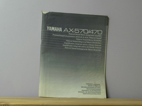 Yamaha 570 470 manuale - yamaha,