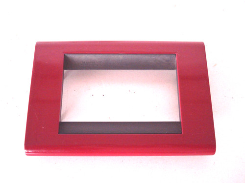 Placca rossa bticino living - placca,