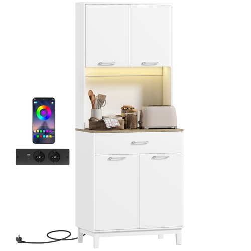 Homcom credenza moderna con - homcom,