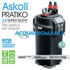 Askoll Pratiko 300 3.0 Super Silent Filtro Esterno per acquari fino a 330 litri