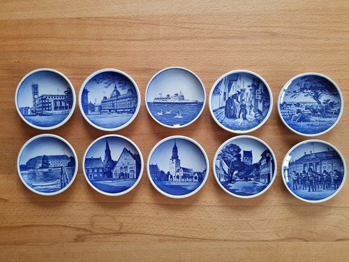 10x royal copenhagen aluminia - royal,