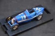 BRUMM 1/43 BUGATTI TYPE 59 1933 #28 BLU DIE CAST MODEL MADE IN ITALY