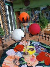 Lampada Da Tavolo  Artigianale. Fibre naturali. ottime condizioni