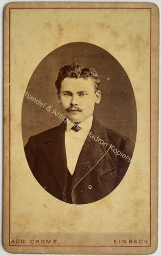 Orig foto cdv fotografia uomo - cdv,