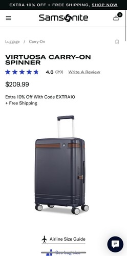 Samsonite virtuosa hardside - virtuosa,