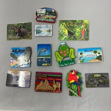 Lotto di 12 magneti souvenir