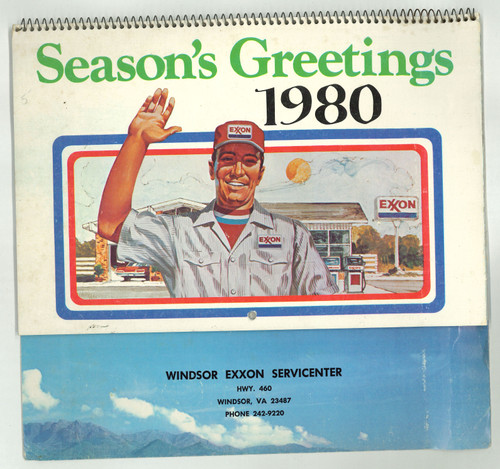 Calendario promozionale 1980