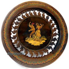 Antico piatto intarsio