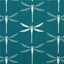 Dragonfly in Teal Koi Canvas