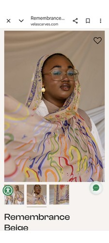 Hijab modal floreale - , firmato