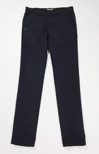 40 weft pantalone uomo usato slim usato W32 tg 46 blu chino boyfriend T4631