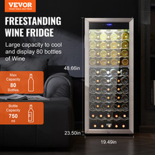VEVOR Refrigeratore Vino Frigo