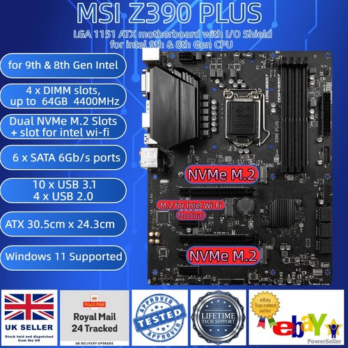 Scheda madre msi z390 - madre,