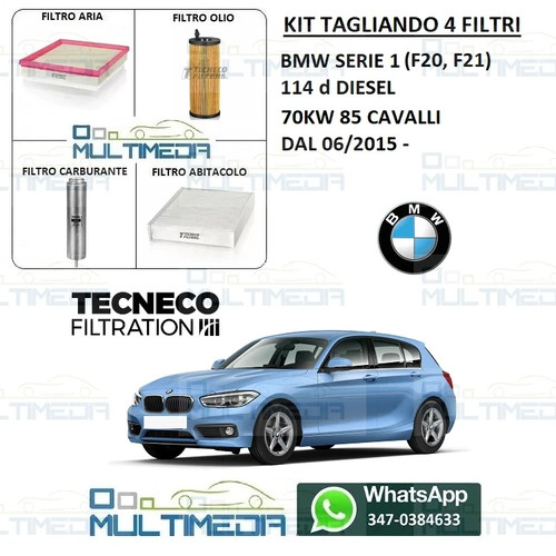 Tagliando filtri tecneco bmw - tagliando,