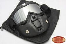 Maschera Cromo Casco Jet