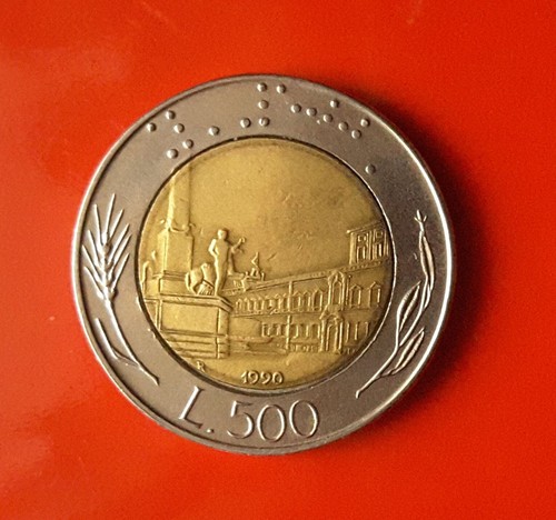 500 lire 1990 - 500, firma