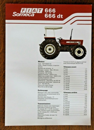 Prospectus brochure tracteur - prospectus,