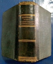 1868 _ DIZIONARIO _ ITALIANO - SPAGNOLO _ SPAGNOLO - ITALIANO.