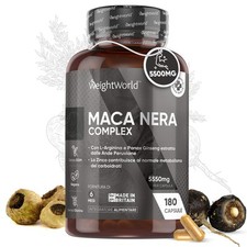 Maca Peruviana Nera (per 6 Mesi) con L Arginina Zinco Panax Ginseng Pepe Nero 1