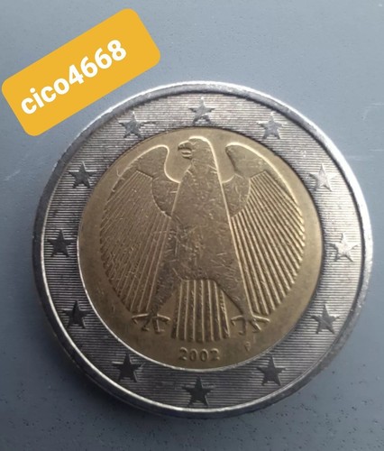 Euro germania 2002 zecca f - germania, 2002-zecca