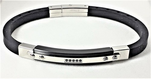 Bracciale uomo caucciù e - caucciù,