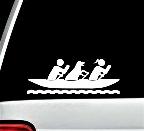 Kayak decal couple - decal,