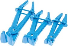 SET 3 MORSETTI PINZE STRINGITUBO TUBO TUBI ACQUA FRENI RAFFREDAMENTO 90° 867SA