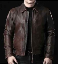 Handmade Men Brown Leather