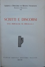 Scritti e discorsi di Benito